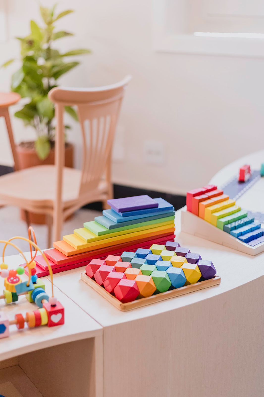 Brinquedos educativos no Abacateiro Botafogo