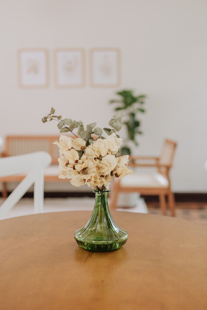 Detalhe de decoração de mesa